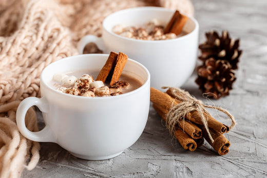 A warm and creamy Healthy Vegan Cinnamon Dolce Latte, featuring a rich blend of cinnamon, plant-based milk, and a cozy, spiced flavor perfect for a comforting, dairy-free treat.
